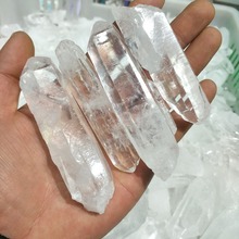 4pcs Natural Double end Lemurian Seed Quartz Crystal Point 2024 - buy cheap