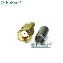 Conector coaxial RF para Cable recto, Conector de engarce macho para RG58,LMR195,RG142,RG400, 5 uds. 2024 - compra barato