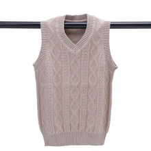 Suéter de cachemira de alta calidad para niños y niñas, chaleco de lana, cárdigan cálido, invierno, 100-160 cm 2024 - compra barato