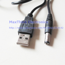Conector de cabo usb 2.0 a para dc, conector de dados e carregamento macho de 5.5x2.1mm 5.5/2.1mm, 3 peças 2024 - compre barato