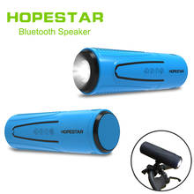 HOPESTAR P3 Bluetooth Speaker Wireless Subwoofer Bike Waterproof Stereo Support TF AUX FM with Power bank outdoors flashlight 2024 - buy cheap