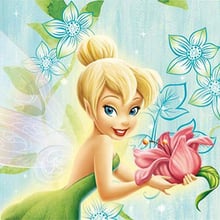 Flower fairy Tinker bell,Full Square 5D Diy Diamond Painting Diamond Embroidery Cross Stitch Home Decoration fee clochette gift 2024 - buy cheap