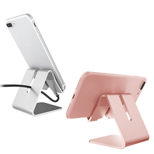 Soporte de Metal de aluminio para tableta o teléfono móvil, soporte Universal antideslizante para iPhone 7, 8, iPad y SamsungS9 2024 - compra barato
