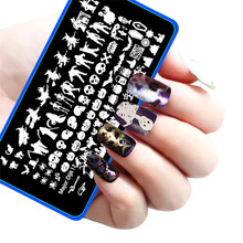 Nail design Template Brand New 1PC Halloween DIY Nail Art Image Stamp Stamping Plates High Quality Fashion Manicure Template 2024 - buy cheap