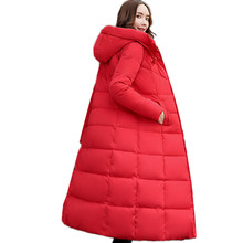 B3442 autumn winter 2020 new fashionable women's cotton-padded jacket long style slim thick keep warm coat cheap wholesale 2024 - buy cheap