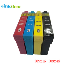 Einkshop T0921 T0921N-T0924 Compatível Cartuchos de Tinta Para Impressora Epson T26 T27 TX106 TX109 TX117 TX119 CX4300 C91 2024 - compre barato