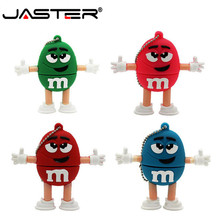 JASTER-memoria USB 2,0 m & m, Pendrive de Chocolate, 4gb, 8gb, 16gb, 32gb, 64gb 2024 - compra barato