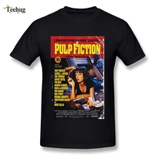 New Arrival Man Pulp Fiction T Shirt Classic Movie Fashionable Streetwear T-Shirt 2024 - buy cheap