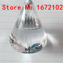 40 шт./лот 40 мм прозрачный цветной Хрустальный подвесной шар фэн-шуй, Кристальный шар, Хрустальная стеклянная люстра в виде ромба 2024 - купить недорого