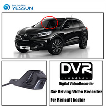 YESSUN-cámara frontal para salpicadero de coche, grabadora de vídeo Digital DVR para Renault Kadjar / HD 1080P, no cámara de estacionamiento marcha atrás 2024 - compra barato