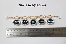 Conector de diamante de imitación para ropa de natación, 12 unidades por lote, 7 pulgadas, Conector de Bikini, Conector de diadema RC03205, Envío Gratis 2024 - compra barato