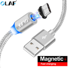 Олаф USB-кабель типа c для huawei P10 P20 Pro Магнитная Зарядка провода шнура Магнитная Тип-c кабель для samsung S9 S8 плюс Примечание 8 2024 - купить недорого