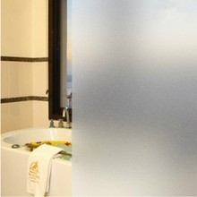 Static cling Top Security PVC Privacy Frosted Frost Home Bedroom Glass Window Film White Pure Scrub Glass Film 45/50/60/70cm 2024 - buy cheap