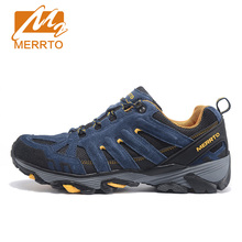 Merrto Открытый дышащий Треккинговые ботинки для Для мужчин теплые треккинговые ботинки спортивные Спортивная обувь для Для женщин легкий человек прогулок Zapatos 2024 - купить недорого