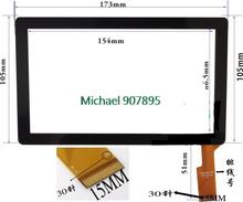 SX-08-Fpc pantalla táctil capacitiva de la tableta que codifica la pantalla de escritura a mano SX08Fpc pantalla casera notando el tamaño y el color 2024 - compra barato