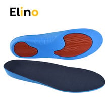 Elino Sport Insoles for Men Women Flat Foot Arch Support Orthopedic Inserts PU GEL Breathable Shock-absorber Orthotic Shoe Pads 2024 - buy cheap