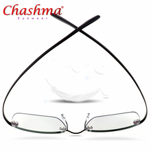 Ultralight Titanium Rimless Glasses Frame Men Optical Prescription glasses Women Eyeglasses Eyewear 2024 - buy cheap