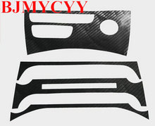 BJMYCYY Car central dashboard carbon fiber sticker for Chevrolet Malibu 2013 2014 2024 - buy cheap