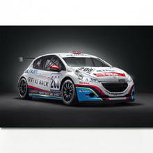 Peugeot 208 GTi Sport Racing Race Vehicles Wall Art Posters and Prints Canvas Art Framed Paintings For Room Decor 2024 - buy cheap