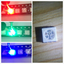 LED SMD RGB para coche, barco y bicicleta, PLCC-6 de 3 CHIPS de diodos de luz, 500 Uds., rojo, verde, azul, SMT, 5050 2024 - compra barato