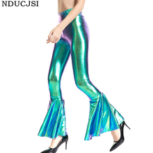 NDUCJSI Women Club Leggings Mermaid High Waist Sexy Legging Fish Punk Workout Push Up Legging Pants Leggins Mujer 2024 - buy cheap