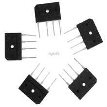 Corretores de ponte de diodo em fase única, 5 unidades gbj2510 2510 25a 1000v set direto 2024 - compre barato
