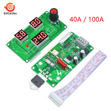 100A 40A LED Electronic Digital Tube Single pulse spot welder control module trigger switch for DIY battery welder PNP ON Switch 2024 - buy cheap