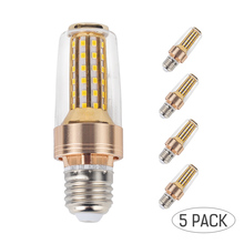 5 unids/lote E26 lámpara LED E27 bombilla LED SMD2835 85-265V bombilla de maíz 48 lámpara colgante de LED vela luz LED para ampolla de decoración del hogar 2024 - compra barato