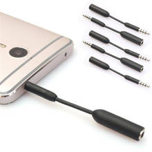 5 шт. стерео 3,5 мм Штекерный к женскому Удлинительный кабель M/F MP3 стерео аудио кабель для наушников N.1 2024 - купить недорого