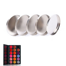 Paleta de sombra de olhos vazia redonda estanho, 5 tamanhos de 36.5mm sensível ao maquiagem magnética 2024 - compre barato
