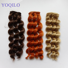 3PCS/LOT New Handmade BJD Wigs Hair Curly Synthetic Fiber  DIY Doll Hair 25CM 2024 - buy cheap