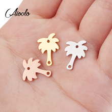 Aiovlo 5pcs/lot Stainless Steel Coconut Tree Connector Bracelet DIY  Findings Components Metal Earring for Jewelry Making 2024 - buy cheap