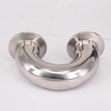 25mm O/D 1.5" Tri Clamp 304 Stainless Steel Sanitary Ferrule 180 Degree Elbow Pipe Fitting 2024 - buy cheap