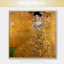 Pintura al óleo de alta calidad para artistas profesionales, pintura al óleo de Austria, Adele y Austria, Gustav Klimt 2024 - compra barato