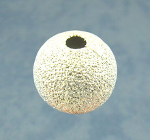 DoreenBeads-espaciadores de bolas de cobre de color plateado, cuentas de 8mm de diámetro, 9 Uds. 2024 - compra barato