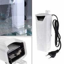 New Arrival Waterfall Aquarium Turtle Fish Tank Oxygen Pump Built-In Low Water Level Filter 2024 - buy cheap