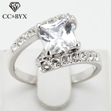 CC-anillos de circonia cúbica para mujer, joyería romántica, accesorios de compromiso para Boda nupcial, bisutería CC1081 2024 - compra barato