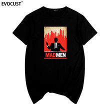 Mad Men TV Show Inspired Poster Don Draper Summer print T-shirt Cotton Men T shirt New women TEE 2024 - buy cheap