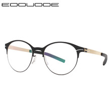 Montura de gafas ópticas de aleación de titanio para hombre, gafas cuadradas ultraligeras graduadas para miopía, diseño sin soldadura 2024 - compra barato