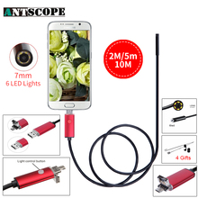 Endoscope 7MM 2M 5M 10M Endoscope HD USB Android Endoscopio Camera IP67 2IN1 Android Borescope USB Endoskop Inspection Camera 2024 - buy cheap