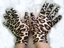 Leopardo rayas chico guantes niños guantes corta unisex dedo danza fiesta estudiante guantes 2024 - compra barato