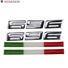 3d-логотипы мотоциклов KODASKIN, наклейки с эмблемами для итальянского флага Ducati Monster 696 2024 - купить недорого