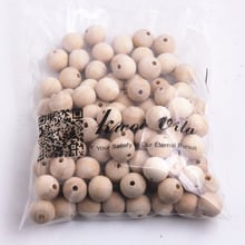 Kwoi-Cuentas gruesas de madera para niños, joyería de calidad AAA, Color Natural, 8mm a 20mm, fabricación de joyas 2024 - compra barato