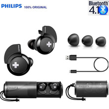 original Philips SHB4385 in ear earphone Support A2DP,AVRCP,HFP,HSP Bluetooth 4.1 Headset Official Certification 2024 - buy cheap