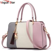 Bolso de mano de cuero para mujer, bolsa de mano informal con asa superior, con borla y colgante, L67, verano de 2020 2024 - compra barato