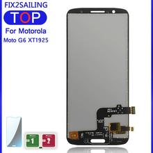 Lcd G6 para Motorola Moto G6 pantalla táctil LCD XT1925 reemplazo de montaje 100% probado para Moto G6 LCD digitalizador 2024 - compra barato