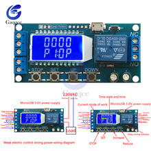 Micro USB Digital LCD Display Time Delay Relay Module DC 6-30V Control Multifunction Timer Switch Trigger Cycle Module Board 12V 2024 - buy cheap