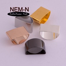 20pcs/lot NEM-N 14.5*8*9mm Hollow copper tube Circular arc arch-shaped Semicircle Semicolumn Earring DIY Jewelry Findings Making 2024 - buy cheap