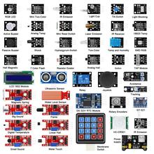 Módulos de sensores 45 en 1, mejor que el Sensor 37 en 1, Kit de iniciación Diy para Arduino UNO R3 2024 - compra barato