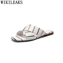 Woman Slippers Summer Sandals Designer Slides Korean Style Women Beach Slippers For Women Flat Slippers Buty Damskie Ayakkabi 2024 - buy cheap